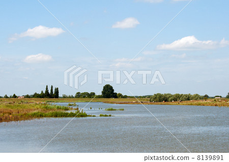 River landscape in Holland River landscape in Holland 8139891