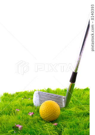 Playing golf 8140393