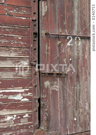 Detail of an old train wagon 8140753