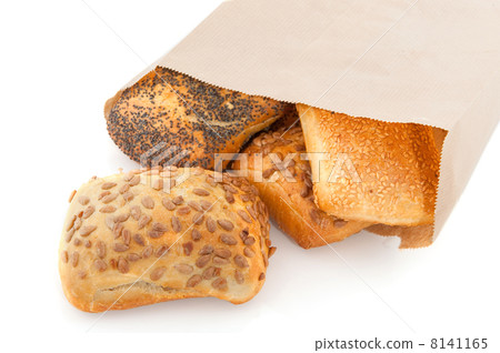 Luxury bread rolls in paper bag Luxury bread rolls in paper bag 8141165