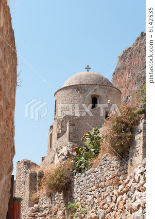 Monemvasia at the Greek Peloponnese Monemvasia at the Greek Peloponnese 8142535