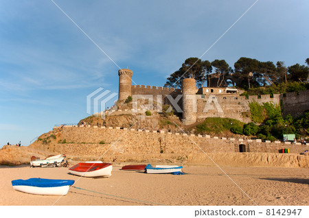 castle at the Spanish coast 8142947