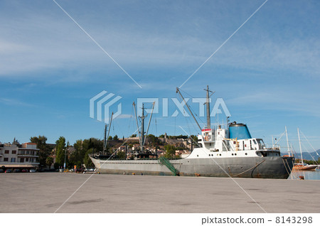 Industrial harbor Greek nafplion 8143298
