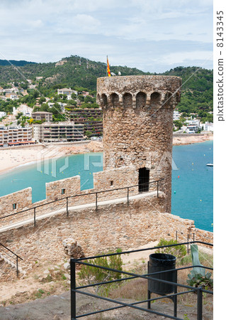 Castle in Spanish Tossa de Mar Castle in Spanish Tossa de Mar 8143345