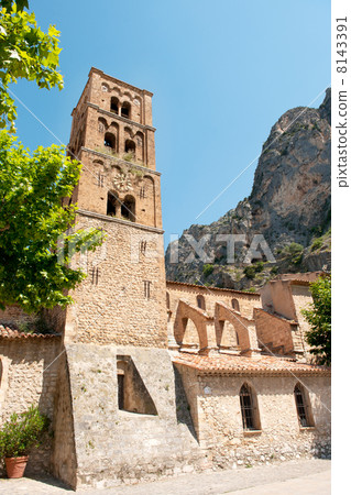 Church in Moustiers st marie Church in Moustiers st marie 8143391