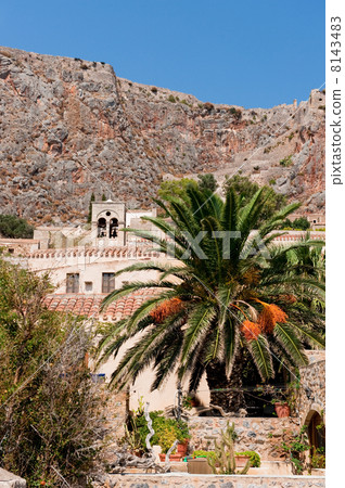 Monemvasia at the Greek Peloponnese Monemvasia at the Greek Peloponnese 8143483