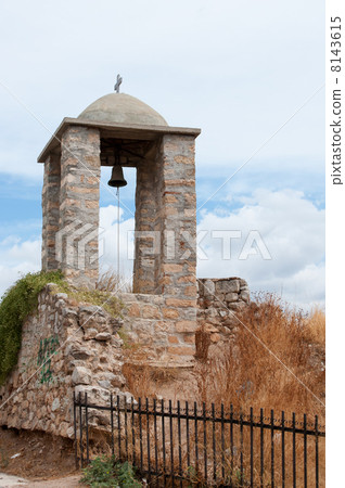 Bell at the top of the mountain 8143615