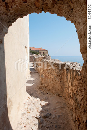 Monemvasia at the Greek Peloponnese Monemvasia at the Greek Peloponnese 8144592