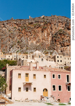 Monemvasia at the Greek Peloponnese Monemvasia at the Greek Peloponnese 8144664