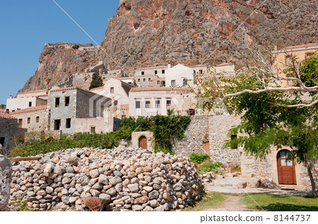 Monemvasia at the Greek Peloponnese 8144737