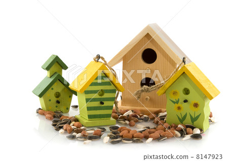 Wooden bird houses Wooden bird houses 8147923