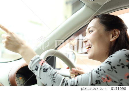 Driving a car Driving a car 8151098