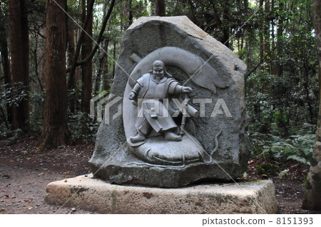Kajima Jingu神社的紀念碑 Kajima Jingu神社的紀念碑 8151393