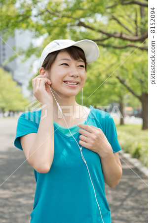 賽跑者聽音樂 賽跑者聽音樂 8152094