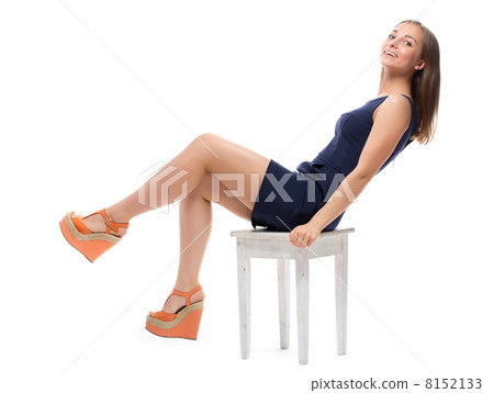 studio portrait of a beautiful girl studio portrait of a beautiful girl 8152133