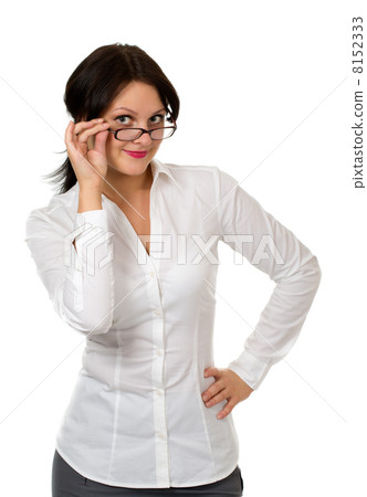 beautiful girl with glasses 8152333
