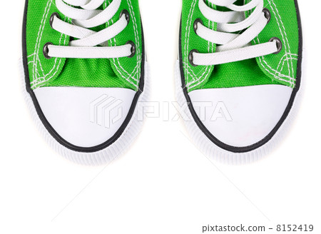 front of the green sneakers front of the green sneakers 8152419