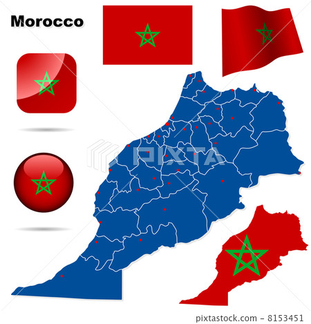 Morocco vector set. 8153451