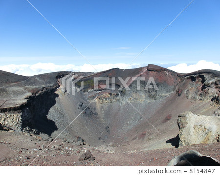 Crater of Mt. Fuji and crater bottom 8154847