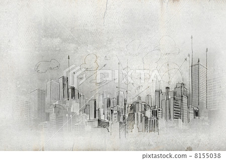 Image with hand drawings 8155038