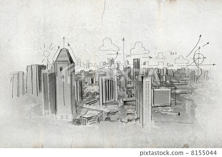 Image with hand drawings 8155044