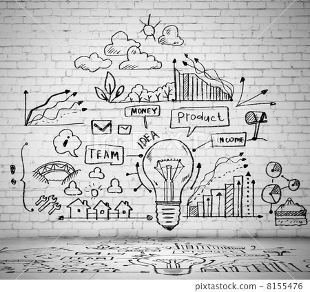 Business ideas sketch Business ideas sketch 8155476