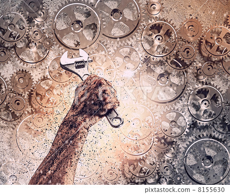 Human hand holding 8155630