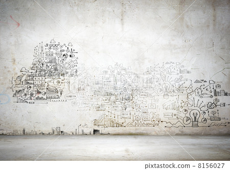 Sketch background image - Stock Illustration [8156027] - PIXTA