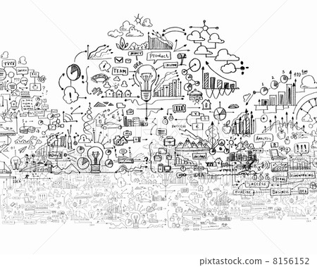 Business sketch - Stock Illustration [8156152] - PIXTA