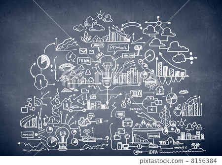 Business ideas sketch 8156384