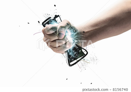 Hand squeezing keyboard 8156740