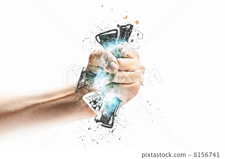 Hand squeezing keyboard Hand squeezing keyboard 8156741