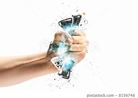 Hand squeezing keyboard Hand squeezing keyboard 8156748