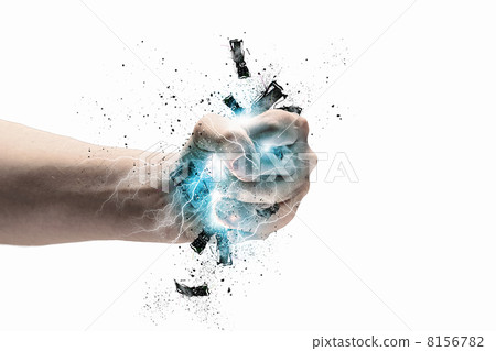 Hand squeezing keyboard Hand squeezing keyboard 8156782