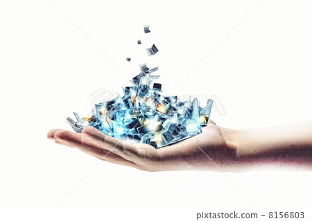 Laptops in hand 8156803
