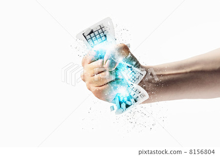 Hand squeezing keyboard Hand squeezing keyboard 8156804