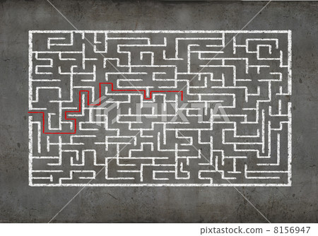 Abstract maze Abstract maze 8156947