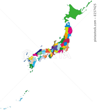 Japan Map 04 8157425