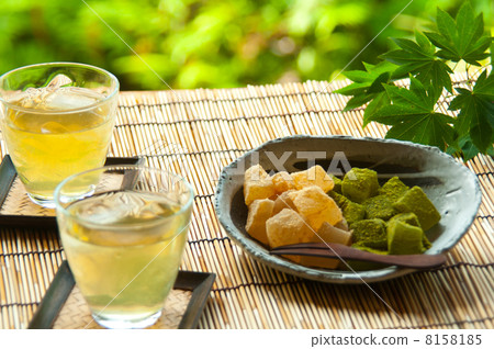 Matcha and Warabi Mochi 8158185