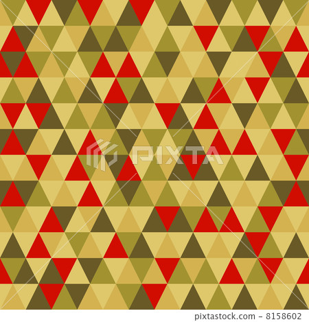 Triangle Pattern - Stock Illustration [8158602] - PIXTA