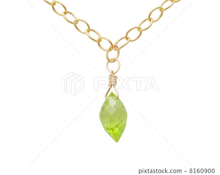 橄欖石項鍊簡約鍊式項鍊。小攝影 橄欖石項鍊簡約鍊式項鍊。小攝影 8160900