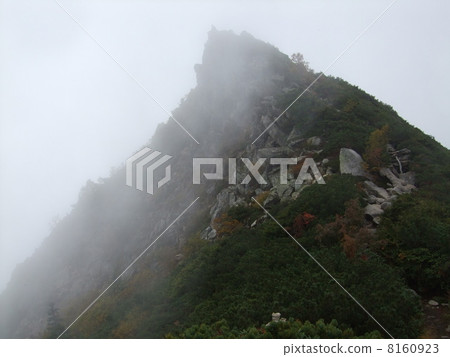 Climbing path of Jinping Mountain smoking 8160923