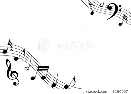 音樂插畫框架 音樂插畫框架 8160997