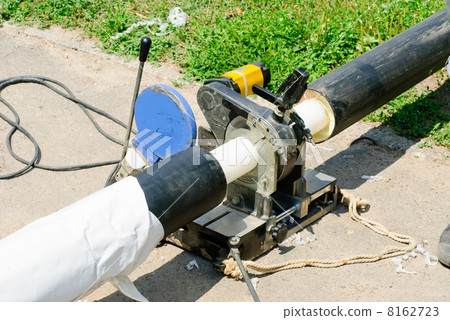 Plastic heating pipes before installation 8162723