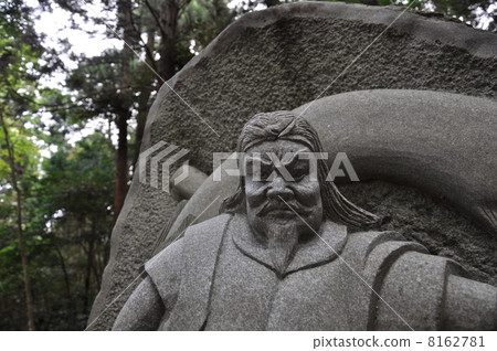 A monument of Kajima Jingu Shrine 8162781
