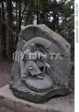 Kajima Jingu神社的紀念碑 Kajima Jingu神社的紀念碑 8162784