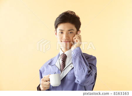 Men, work clothes 8163163