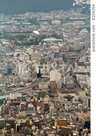 岡山站東口鳥瞰圖 8164264