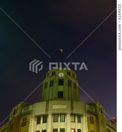 Night view of Kobe Customs 8164918