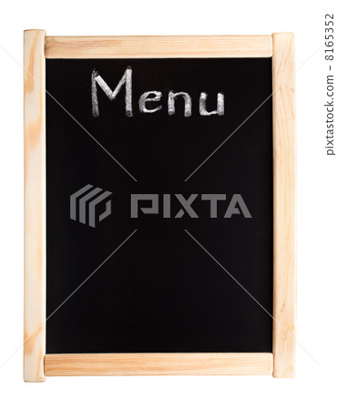 Menu written on blackboard Menu written on blackboard 8165352